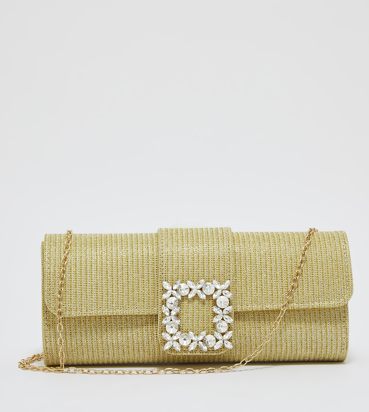 Embellished Sling Clutch