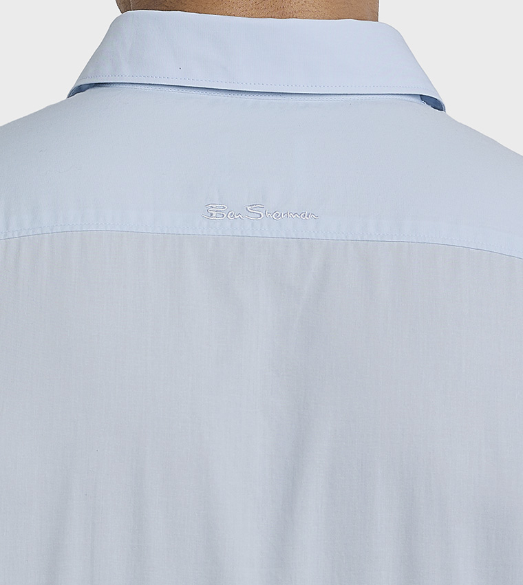 Logo Embroidered Long Sleeves Shirt