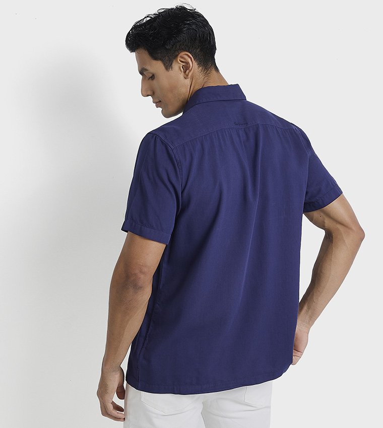 Logo Embroidered Short Sleeves Shirt
