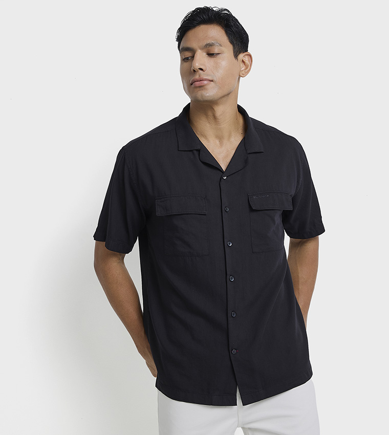 Logo Embroidered Short Sleeves Shirt