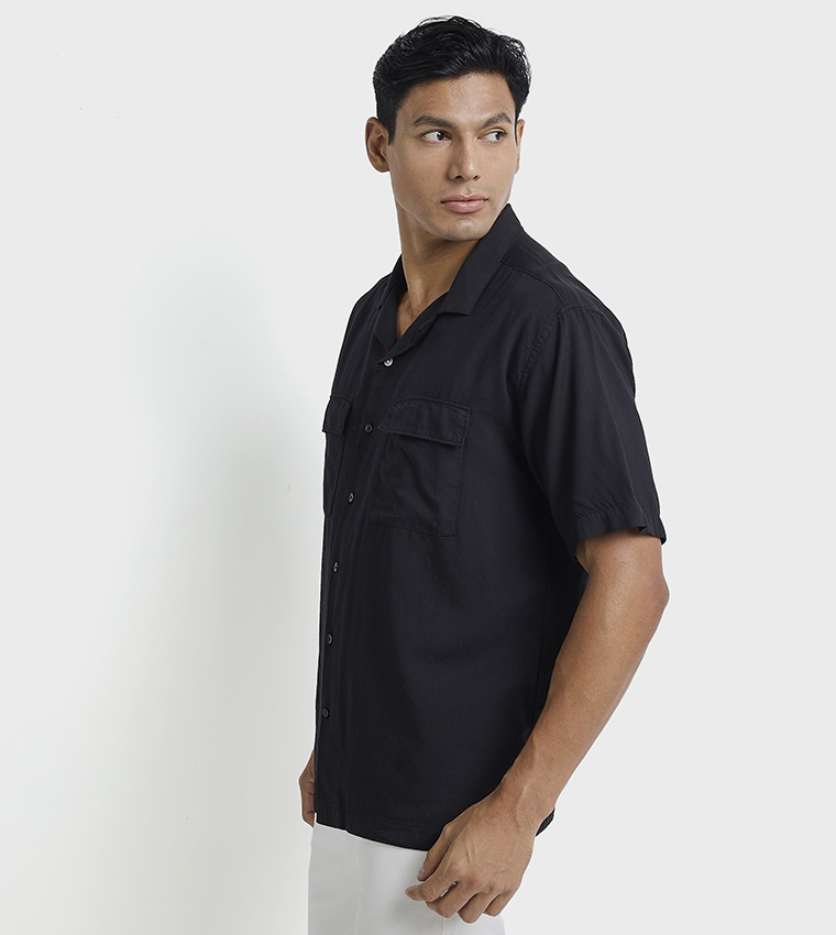 Logo Embroidered Short Sleeves Shirt