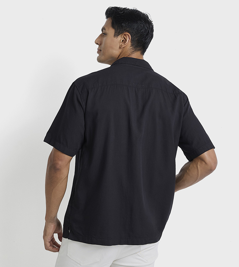 Logo Embroidered Short Sleeves Shirt