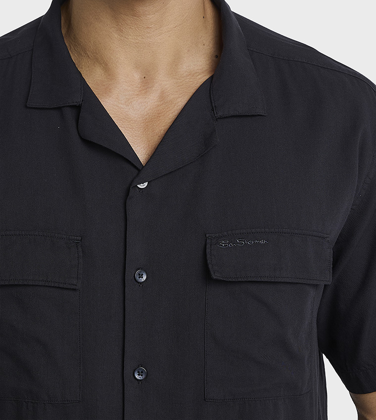 Logo Embroidered Short Sleeves Shirt