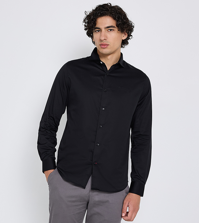 Solid Long Sleeves Shirt