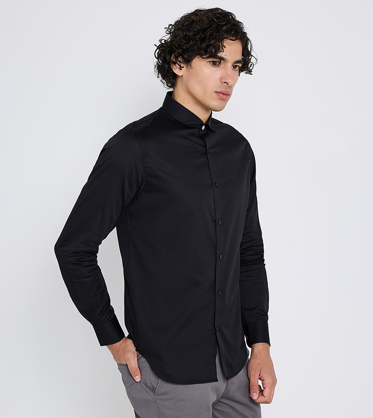 Solid Long Sleeves Shirt