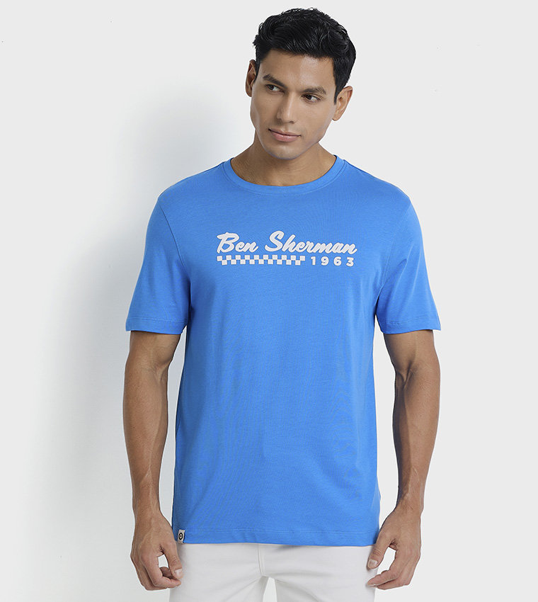 Logo Printed Crew Neck T-Shirt