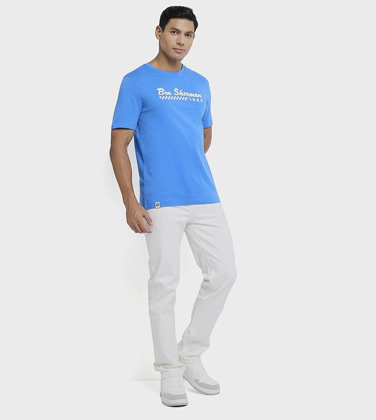 Logo Printed Crew Neck T-Shirt