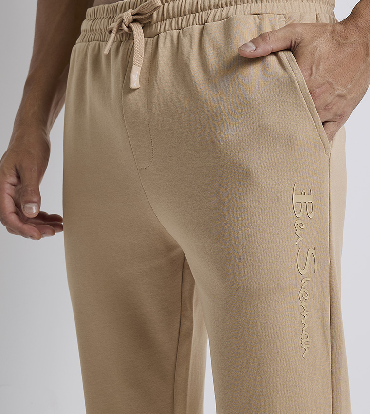 Knitted Elastic Waist Sweatpants