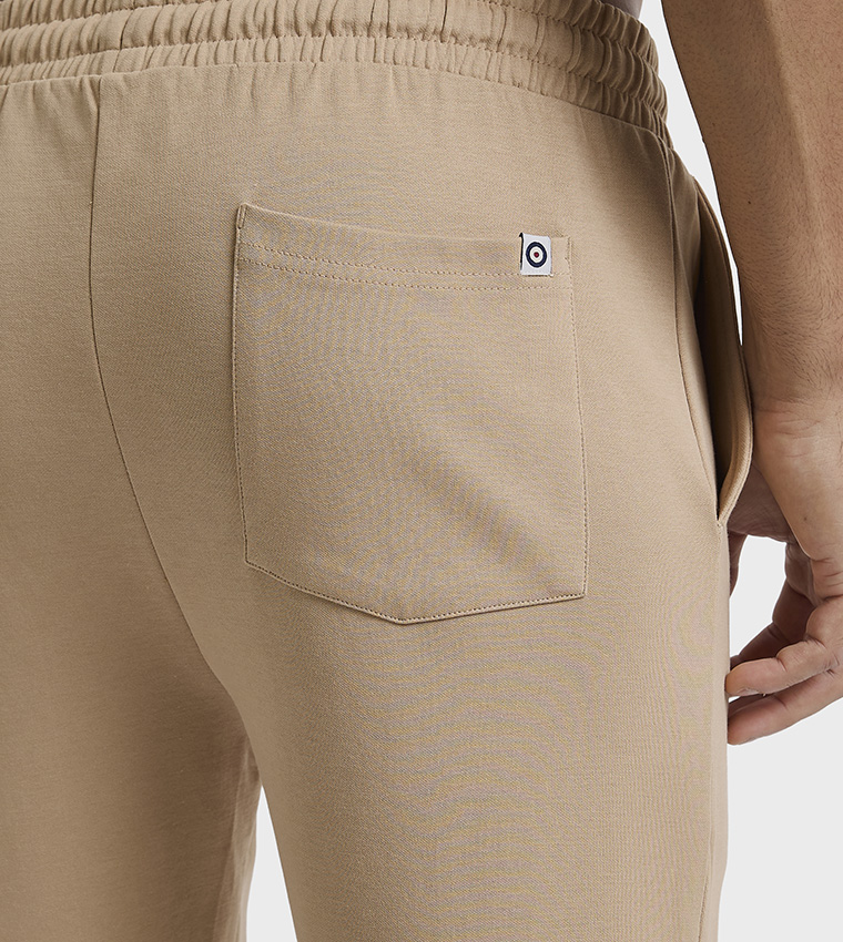 Knitted Elastic Waist Sweatpants