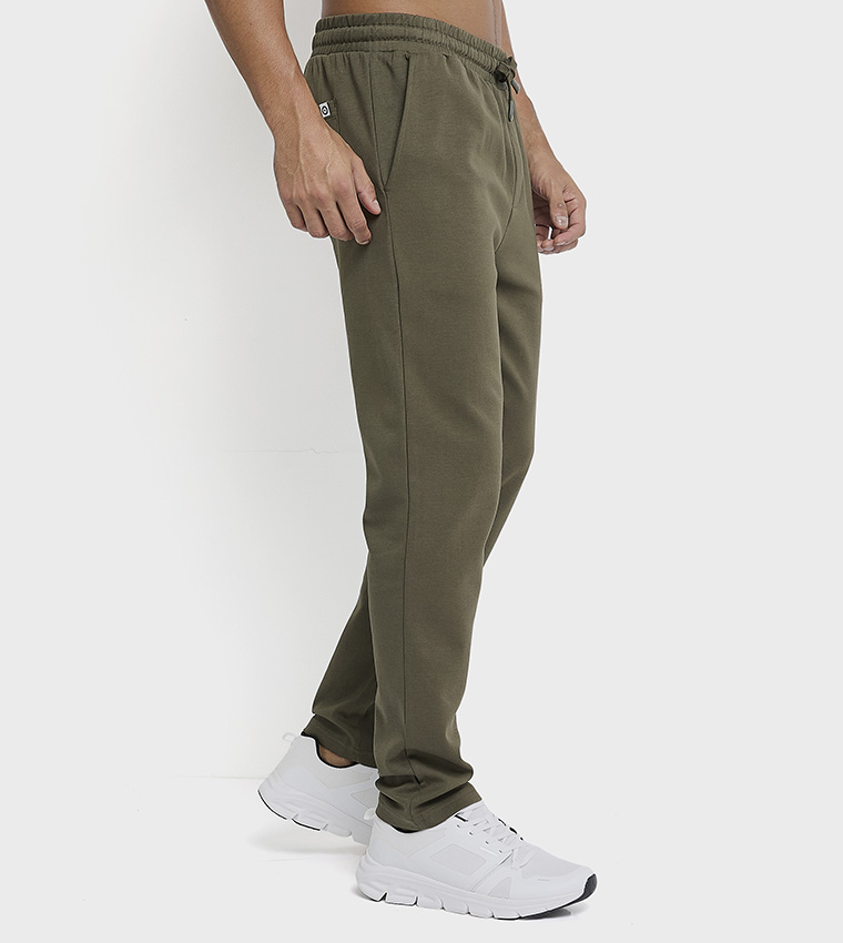 Knitted Elastic Waist Sweatpants