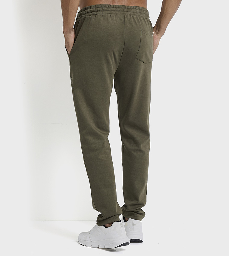 Knitted Elastic Waist Sweatpants