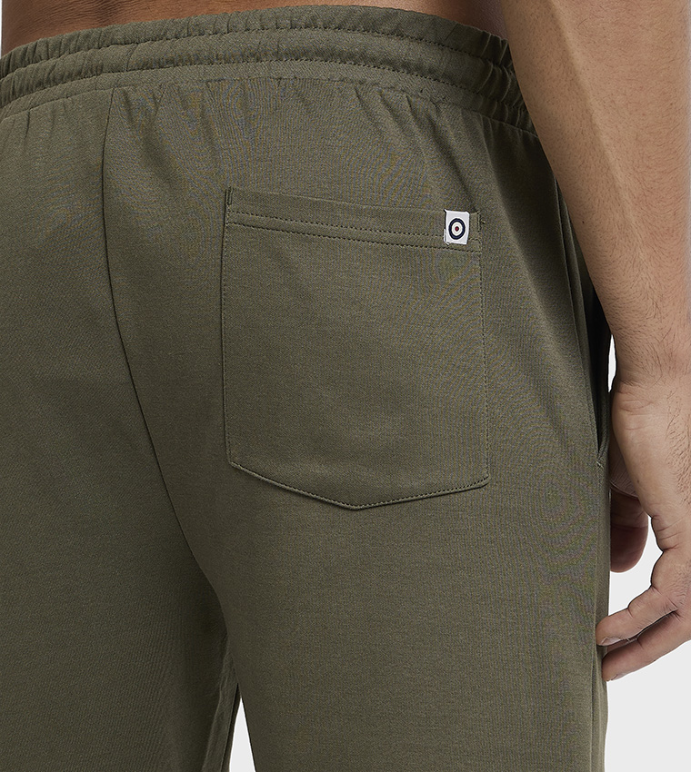 Knitted Elastic Waist Sweatpants