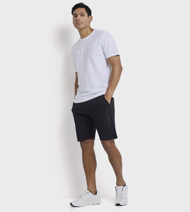 Knitted Elastic Waist Shorts