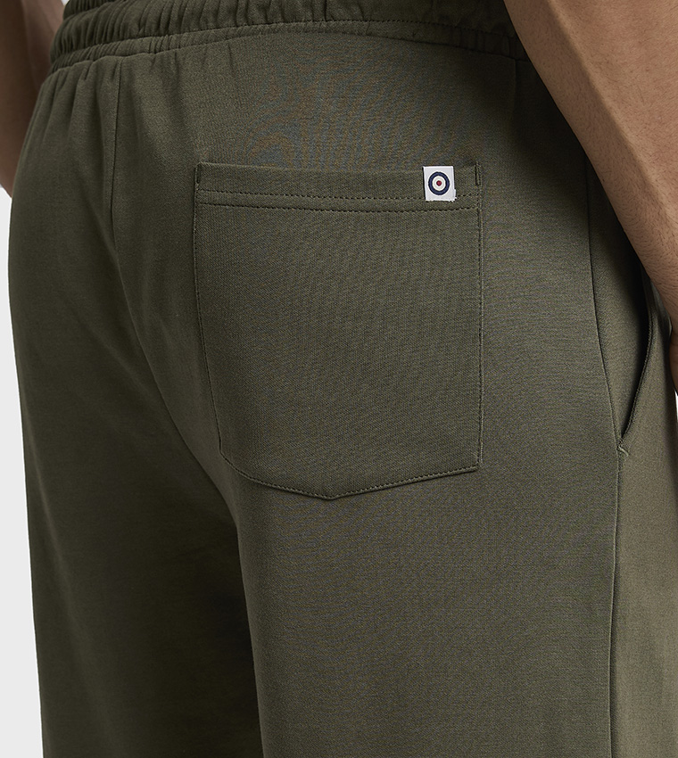 Knitted Elastic Waist Shorts