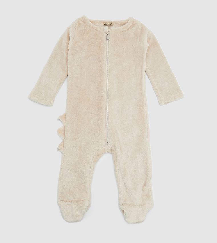 Baby Boys Textured Sleepsuit