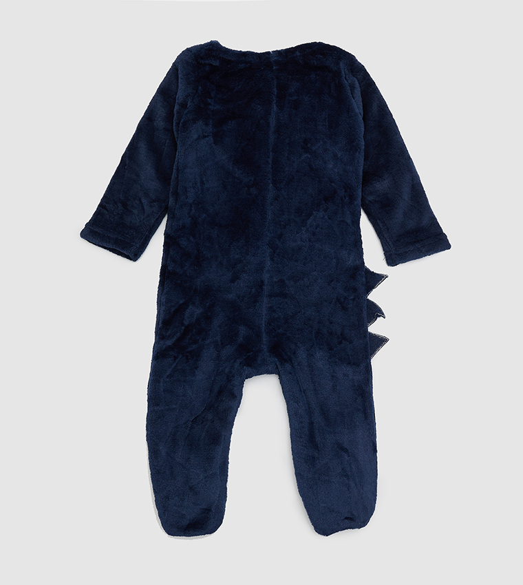 Baby Boys Textured Sleepsuit