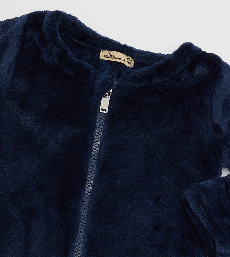 Baby Boys Textured Sleepsuit