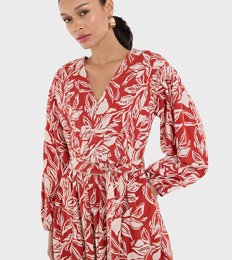 chinese dress ladies BCBGMAXAZRIA Woven Tiered Lace Dress – Runway Catalog main image 1
