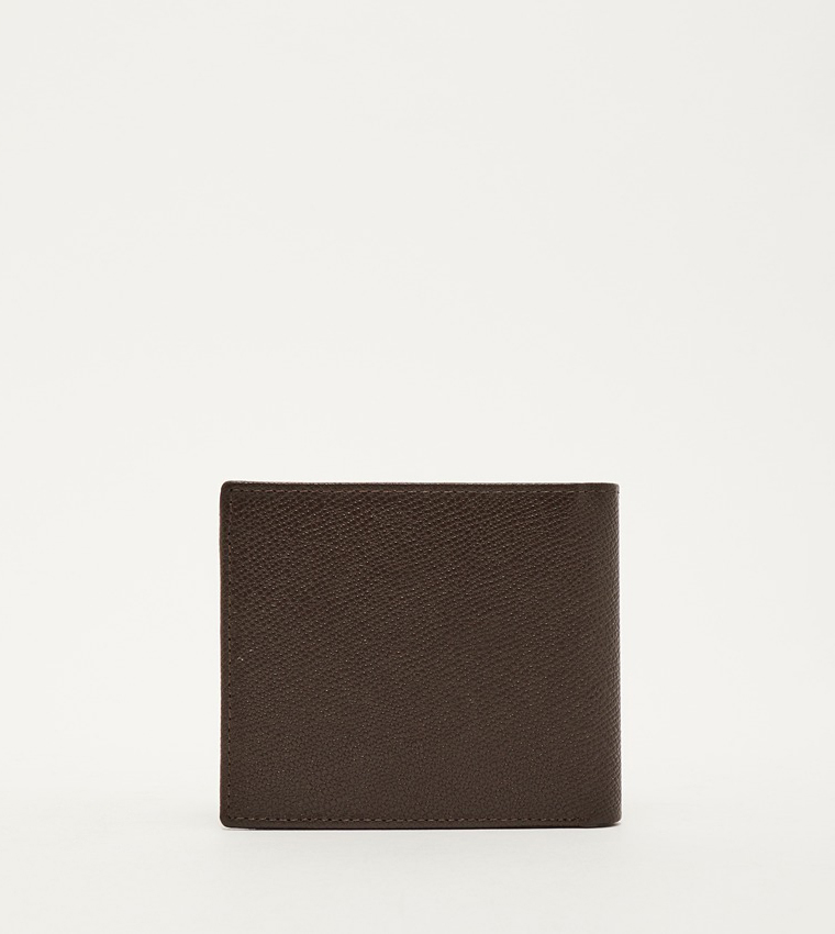 Textured Bi-Fold Wallet