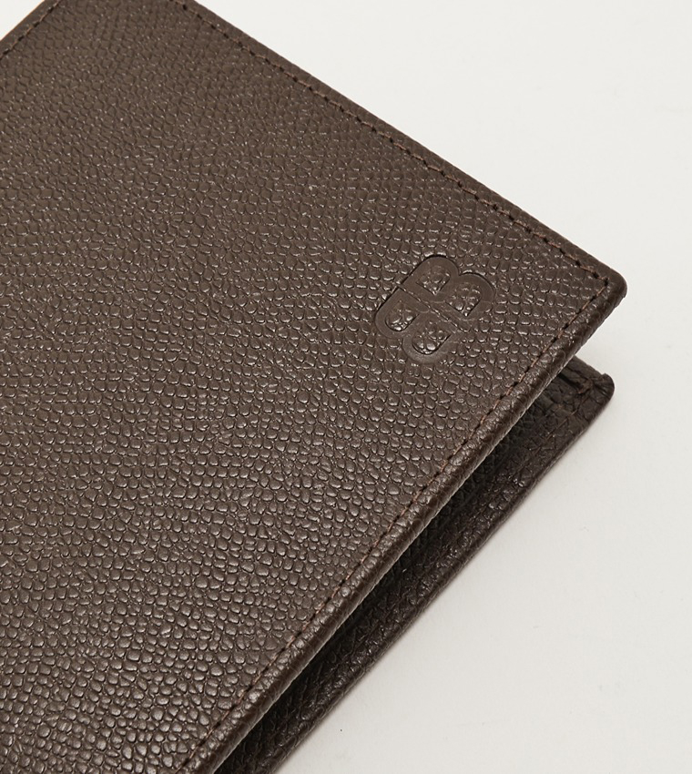 Textured Bi-Fold Wallet