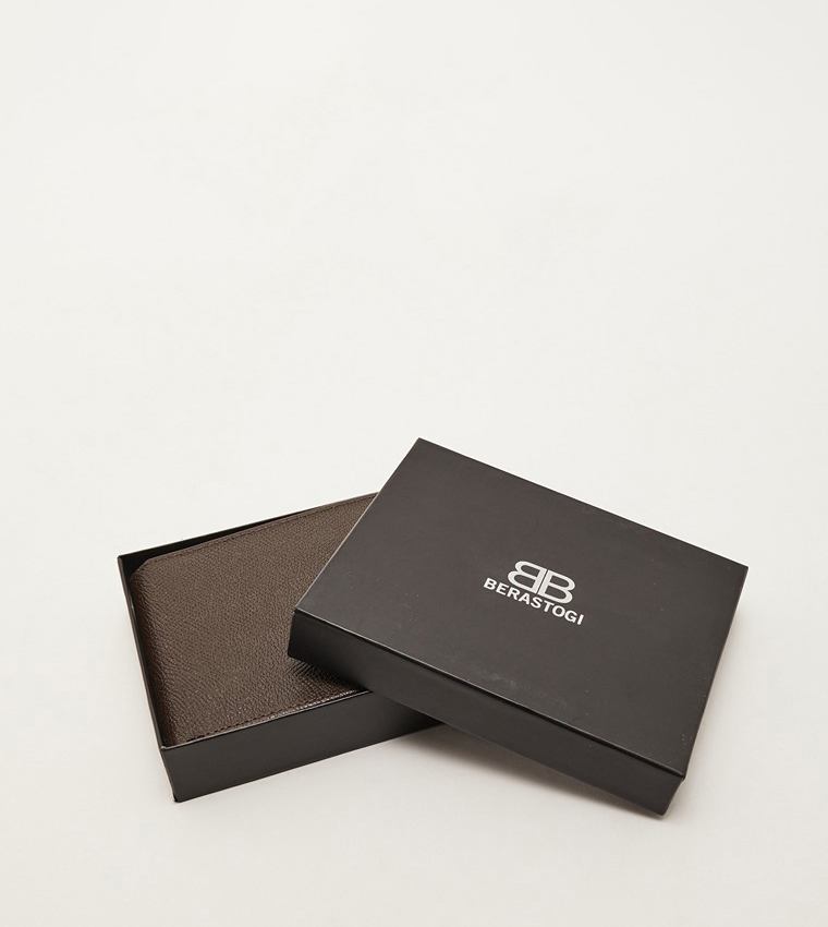 Textured Bi-Fold Wallet