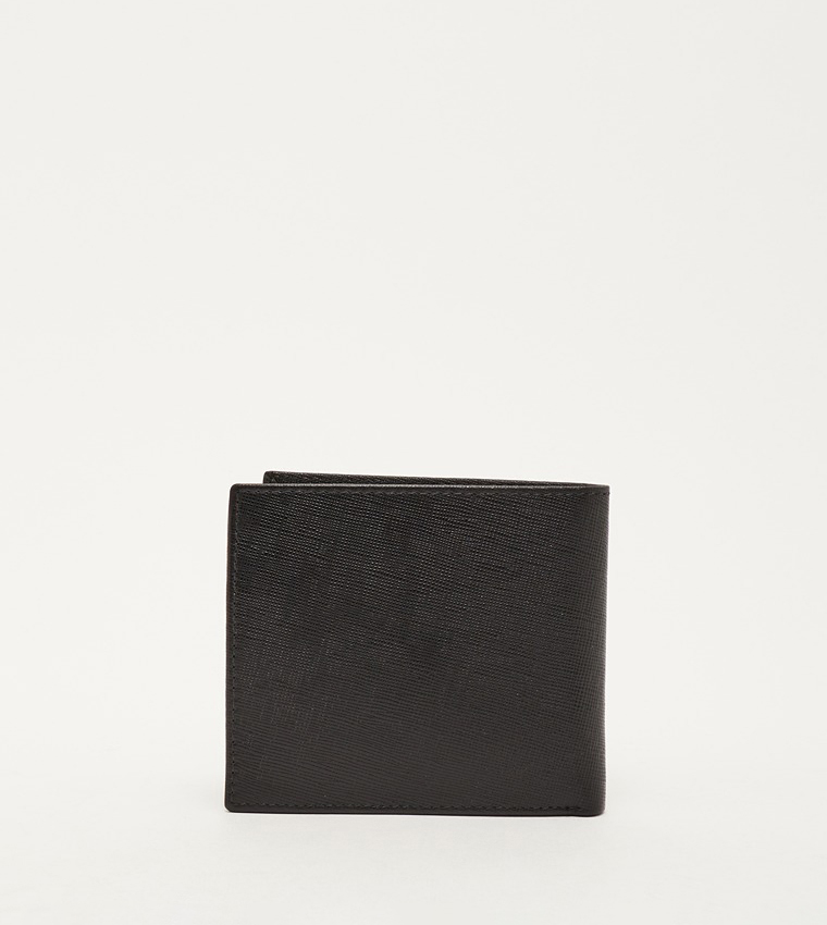Textured Bi-Fold Wallet
