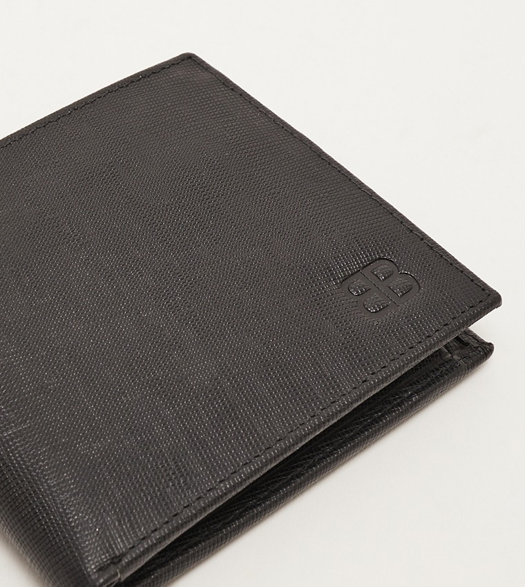 Textured Bi-Fold Wallet