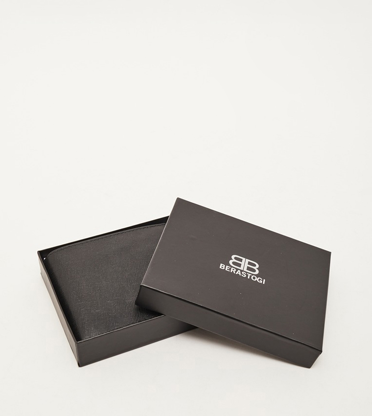 Textured Bi-Fold Wallet