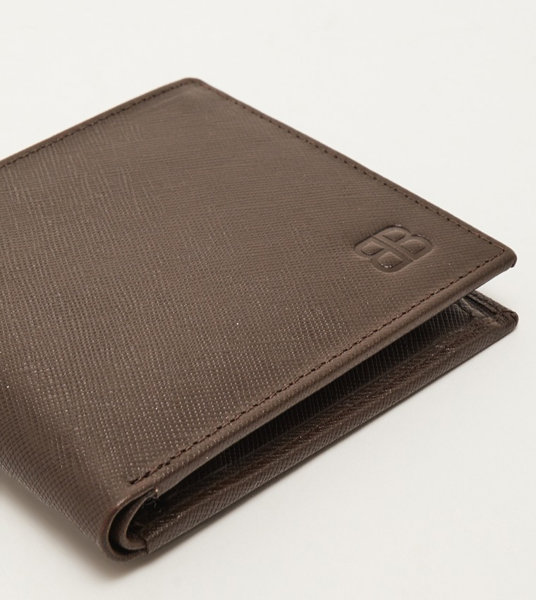 Textured Bi-Fold Wallet