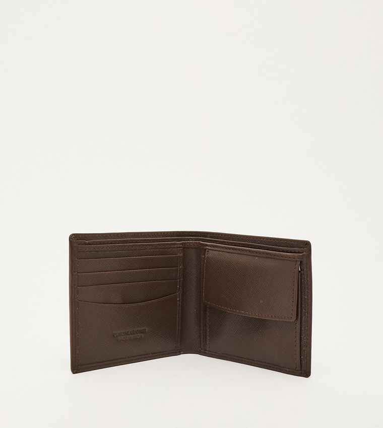 Textured Bi-Fold Wallet