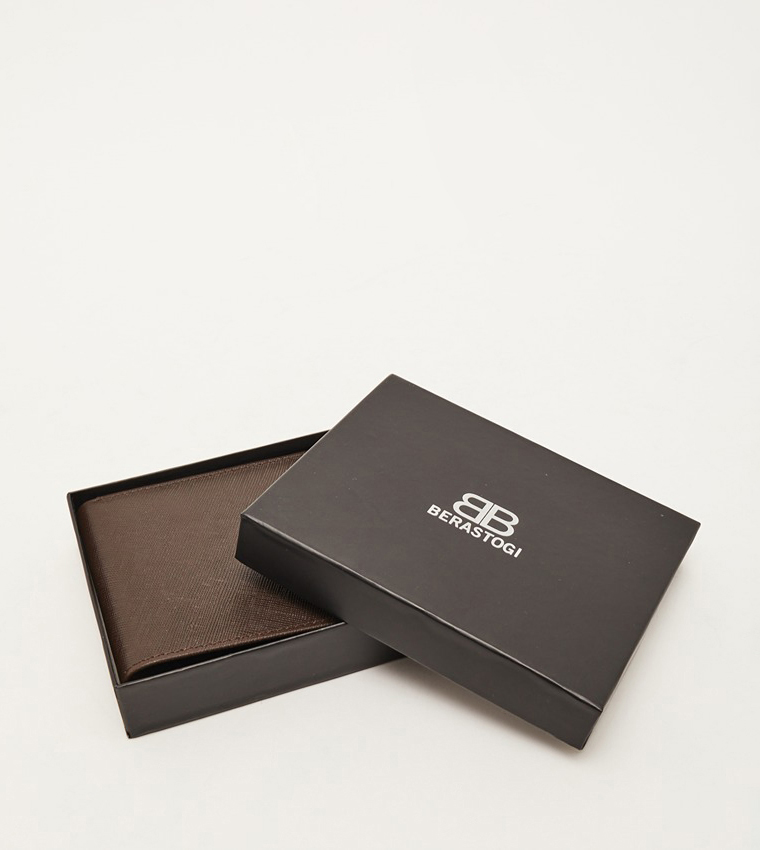 Textured Bi-Fold Wallet