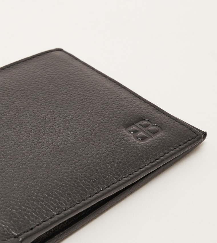 Textured Bi-Fold Wallet