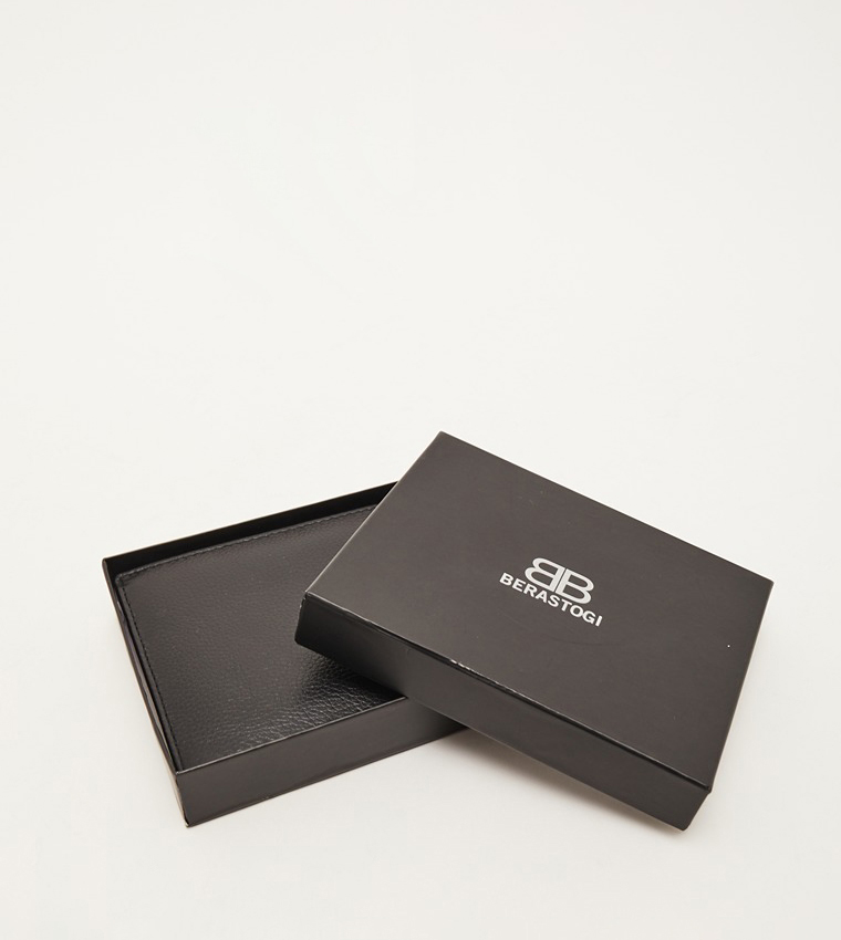 Textured Bi-Fold Wallet