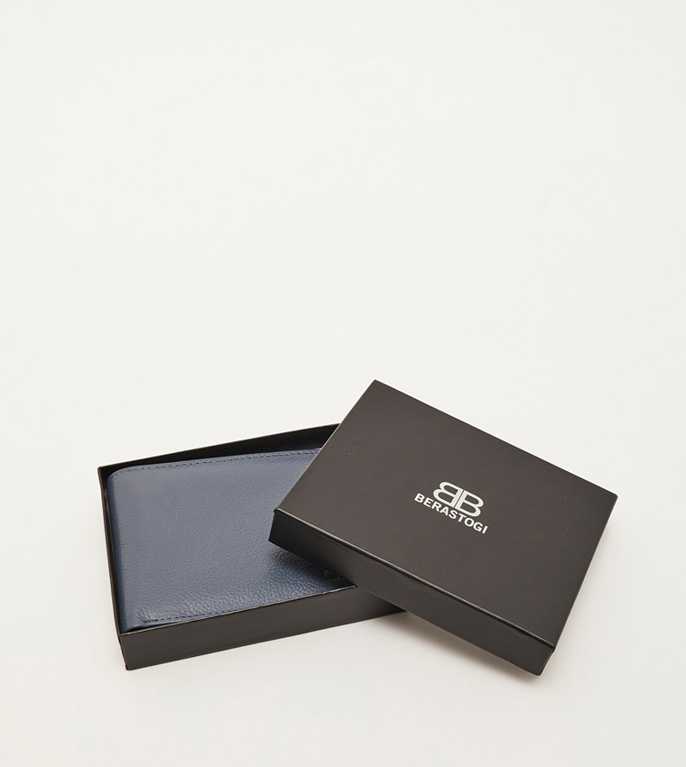Textured Bi-Fold Wallet