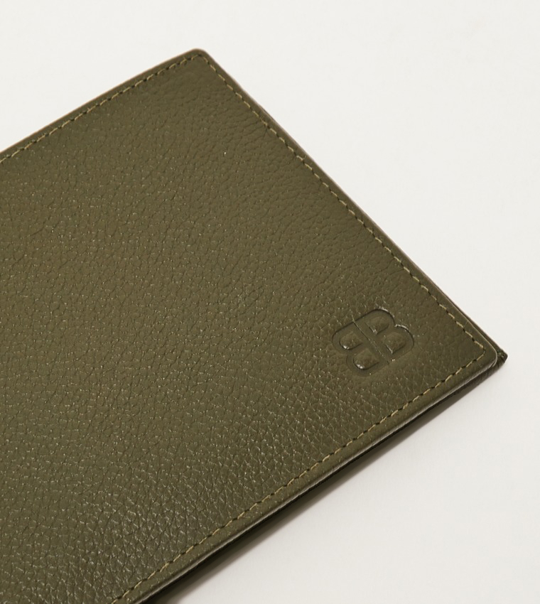 Textured Bi-Fold Wallet