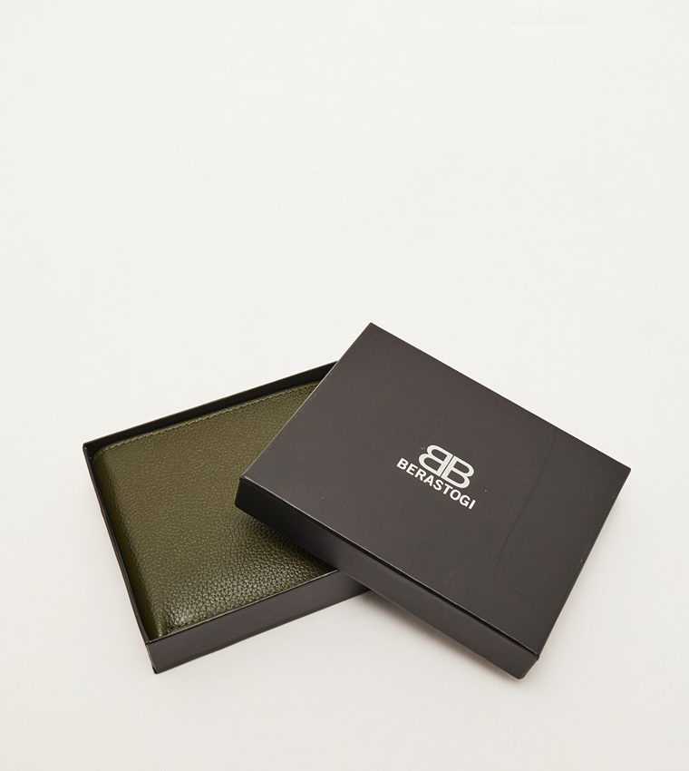 Textured Bi-Fold Wallet