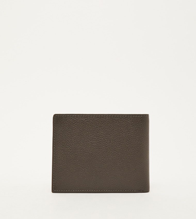 Textured Bi-Fold Wallet