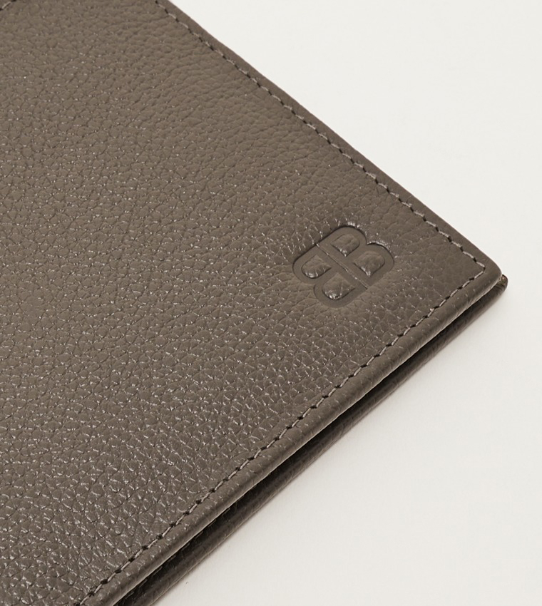 Textured Bi-Fold Wallet