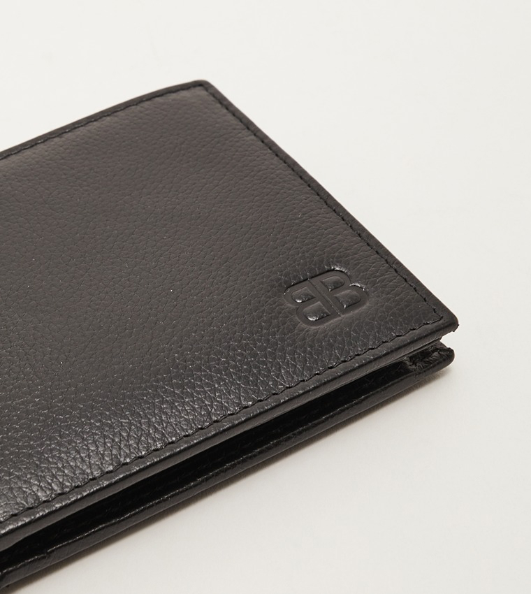 Textured Bi-Fold Wallet