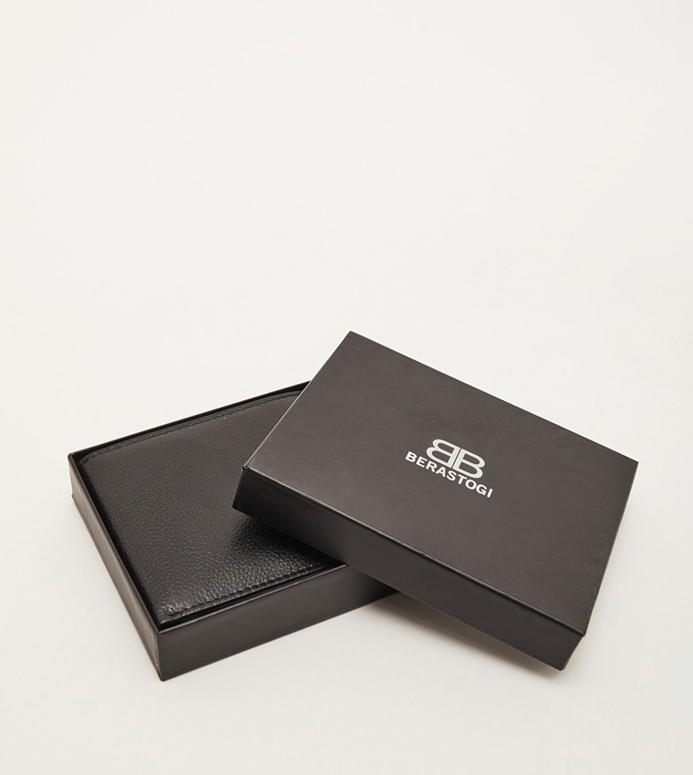 Textured Bi-Fold Wallet