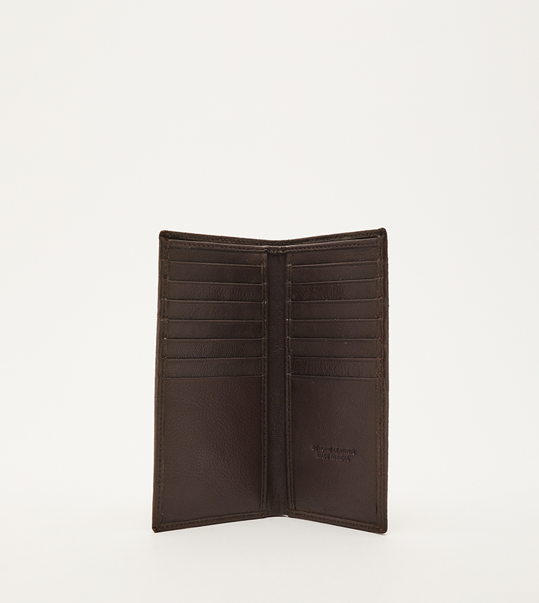 Croc Textured Bi-Fold Wallet