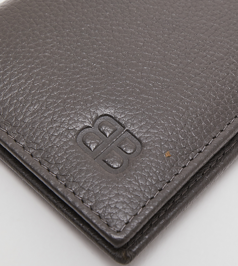 Textured Bi-Fold Wallet