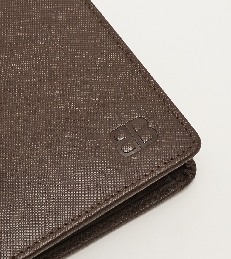 Textured Bi-Fold Wallet