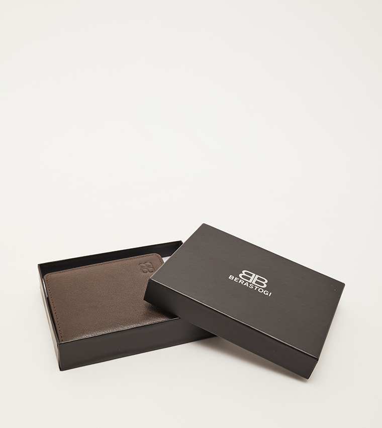 Textured Bi-Fold Wallet
