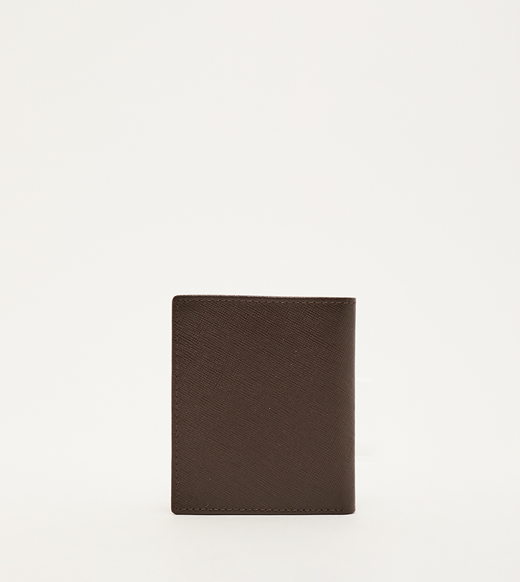 Textured Bi-Fold Wallet