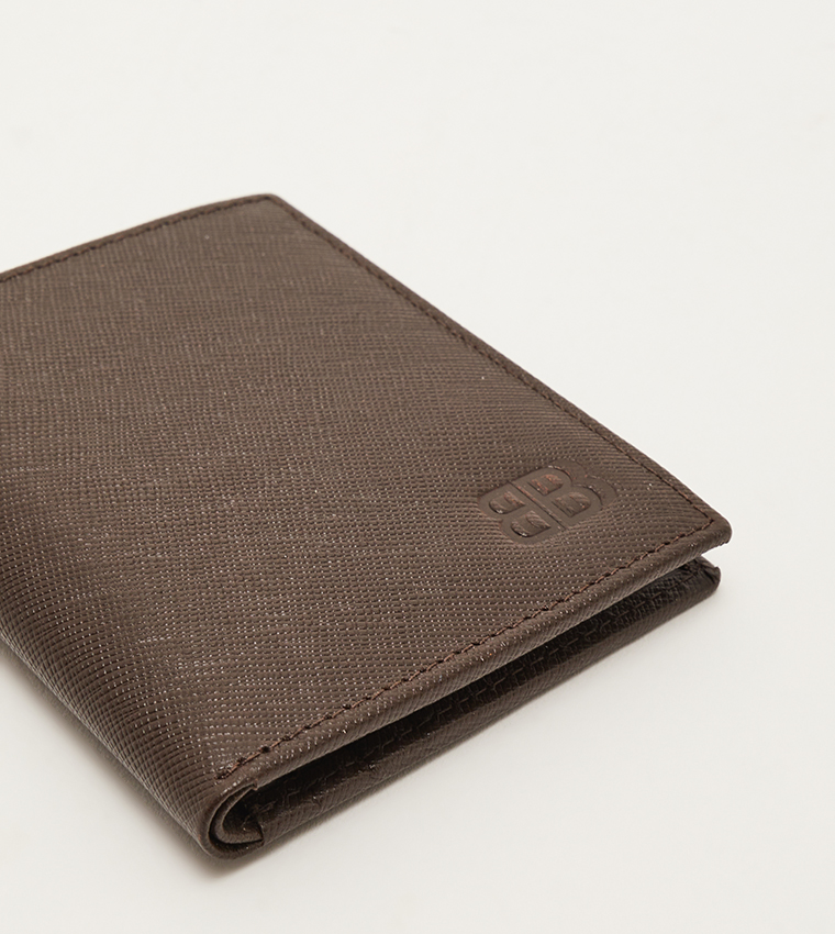 Textured Bi-Fold Wallet