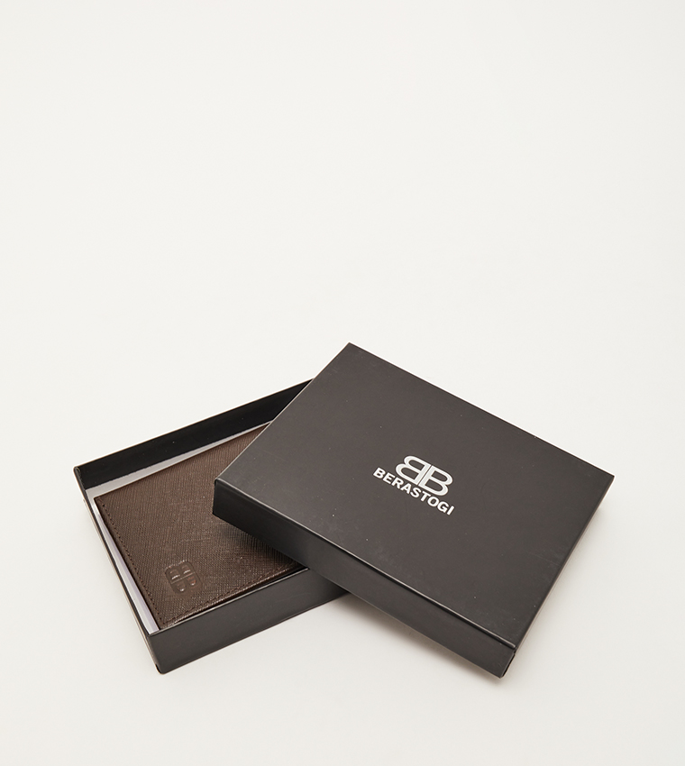 Textured Bi-Fold Wallet