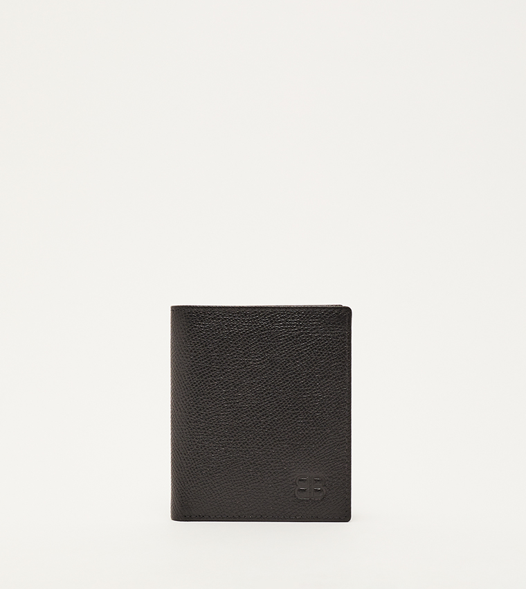 Textured Bi-Fold Wallet