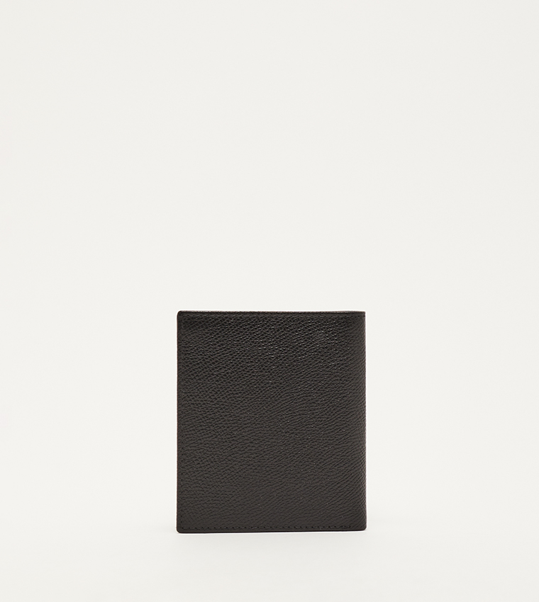Textured Bi-Fold Wallet
