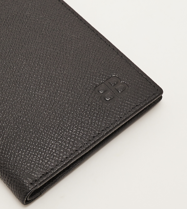 Textured Bi-Fold Wallet